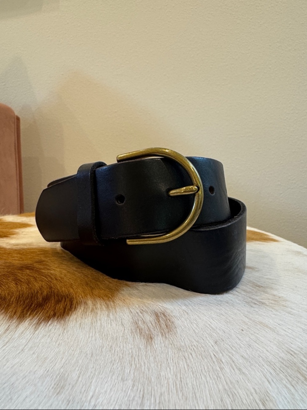 American Eagle Outfitters Black Leather Belt